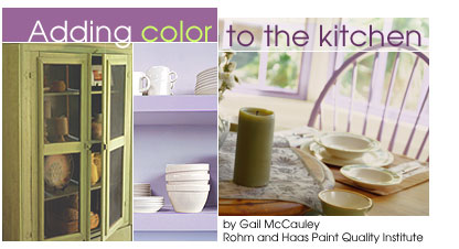 Adding color to the kitchen